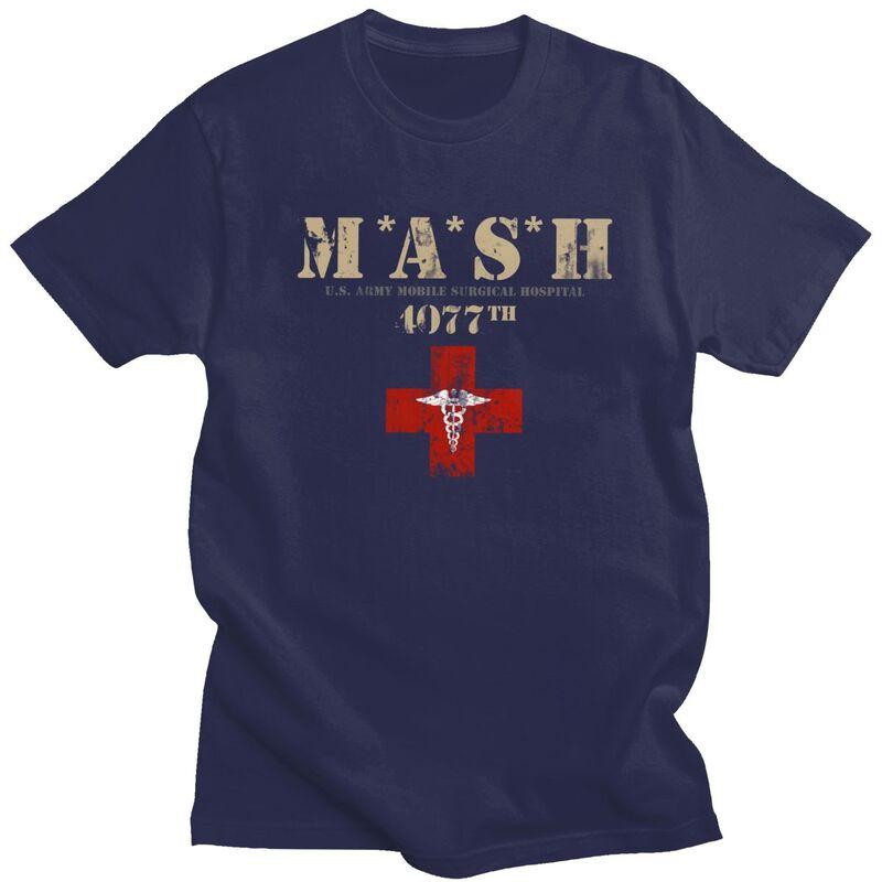 Custom Mash Distressed Logo T Shirts for Men 100 Cotton Tee Tops Tshirts Short Sleeve Tshirt Clothing