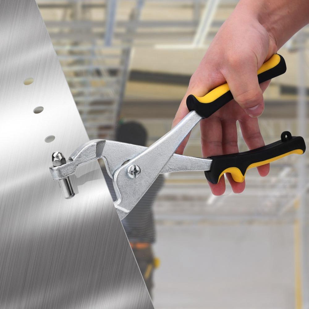 3.27mm Hole Punch Punch Pliers Rubber Handle Ceiling Grid Pliers  Metal Sheet Decoration