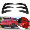 Rr Bumper Lip Splitter Canards Vents Replacement for   W176  0 A250 A260  5