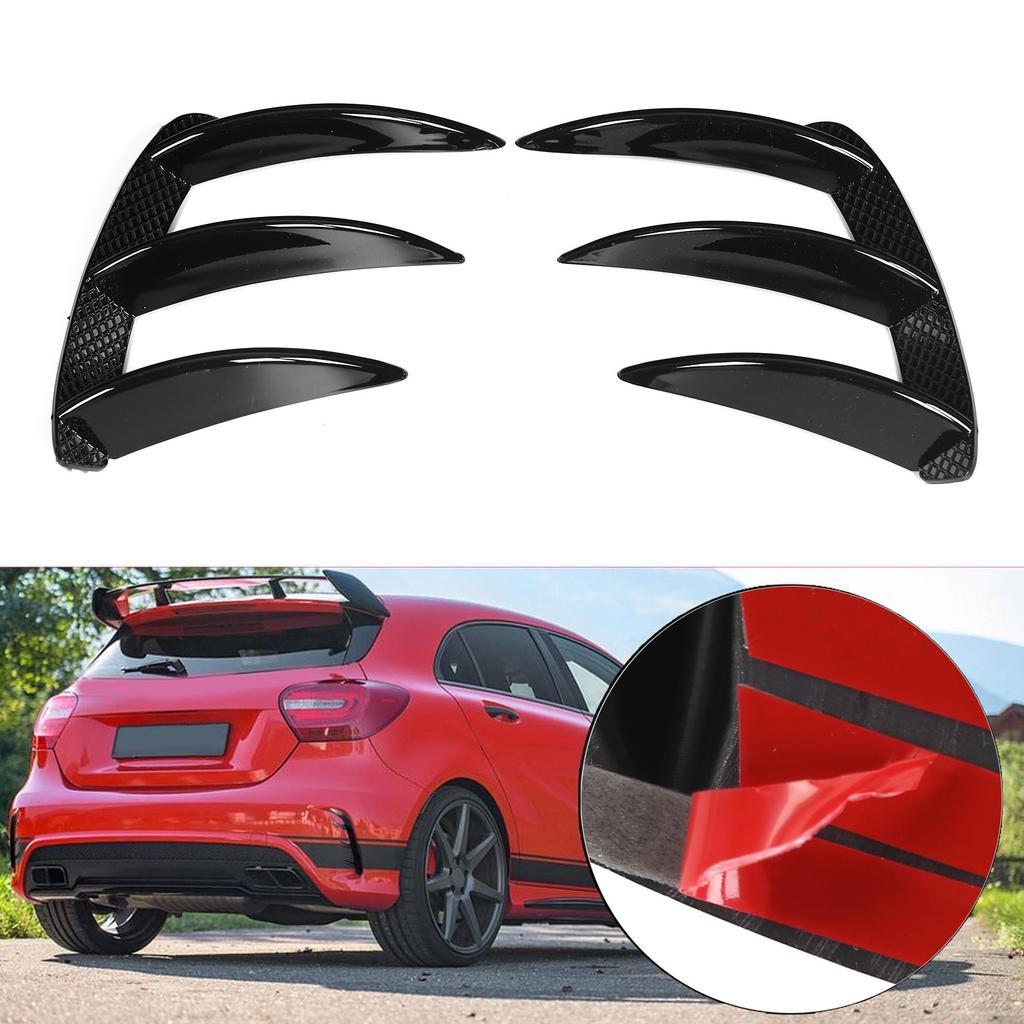 Rr Bumper Lip Splitter Canards Vents Replacement for W176 0 A250 A260 5