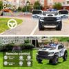 Caminhão de Polícia 4WD 24V 4x4 para Montar 2 Lugares, Carrinho de Brinquedo para Montar com Controle Remoto, 'Caminhão Elétrico para Montar', Caminhão Lado a Lado para Idades