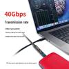 USB4 Display-Adapter 240W mit Spannungsüberwachung, 40G Volle Funktion Typ-C - Exklusiv für Rückkehrer