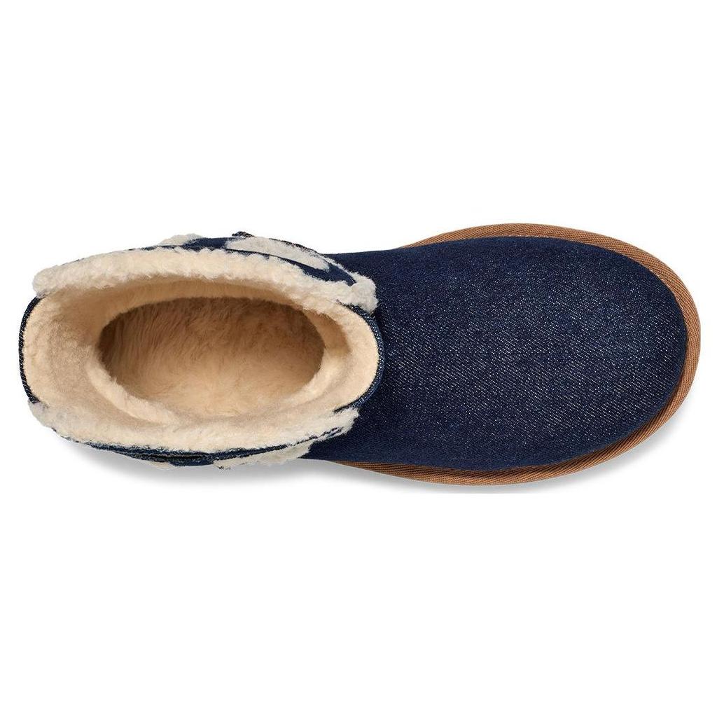 UGG Telfar X Logo Mini Boot Indigo Denim Unisex Sneakers Blue 1152550-IDG