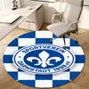 1pc Football Team Design Printed Area Round Carpet for Bedroom Living Room Home Decor Rugs Mat Non Slip Mat Rug for Bedside