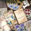 Journal Stickers Pack Ins Style Butterfly Floral Vintage DIY Scrapbooking Decorative Stickers Set for Planner