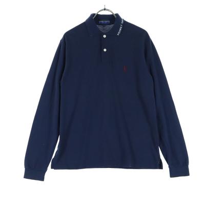 Beauty Products Logo Embroidery Long Sleeve Polo Shirt Golf Men's Used