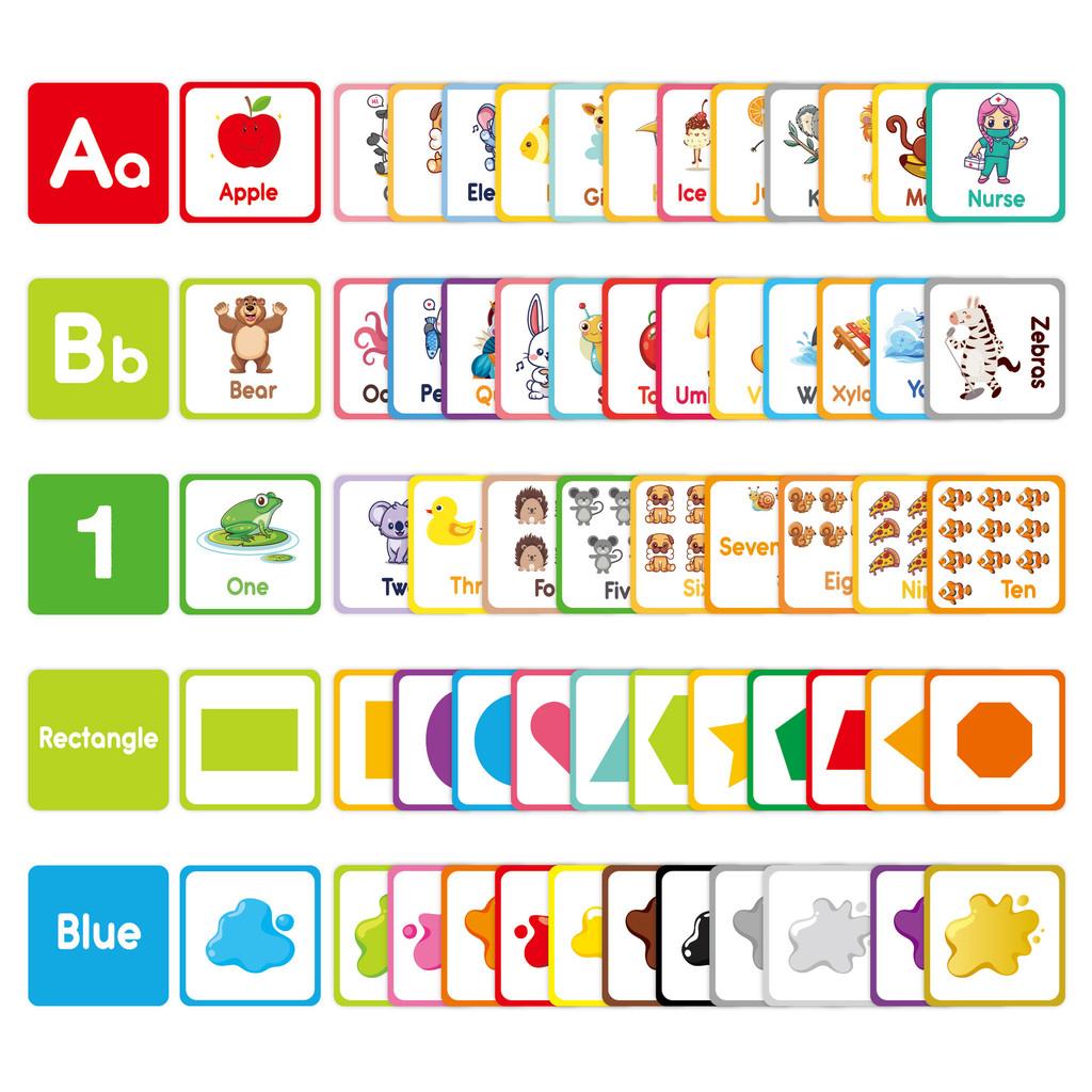 Educational Animal Flash Cards For Kids With English Letters Learning Set For Early Education