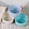 Solid Color Wheat Straw Bowl Fruit Vegetable Dessert Rice Bowl Lightweight Food Bowls Household Kitchen Dining Tableware
