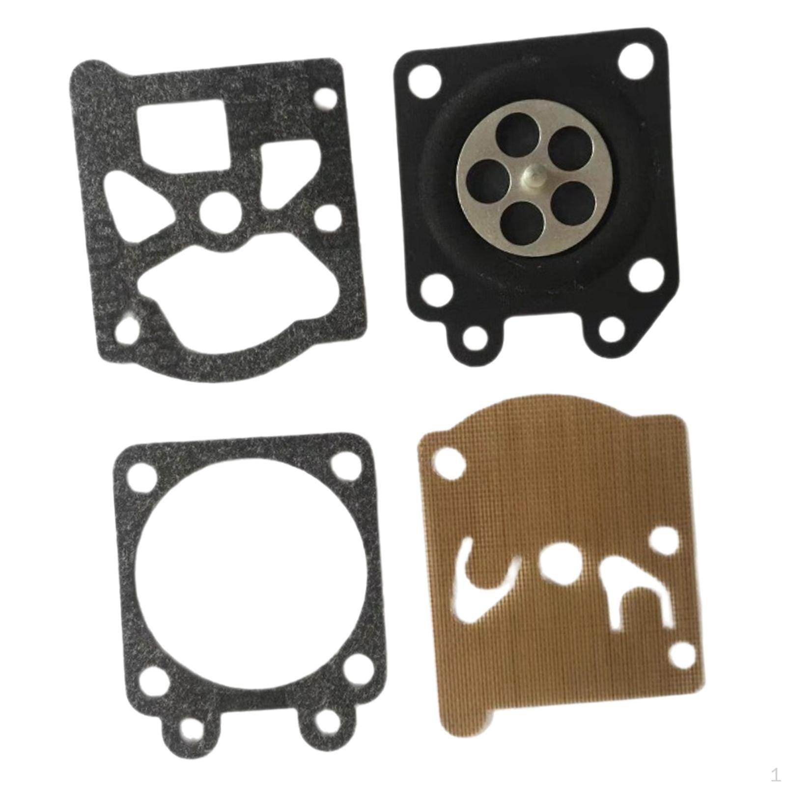 Carburetor Diaphragm Gasket Rebuild Kit Easy to Install Direct Replaces