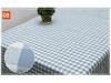 Plaid Cotton Linen Tablecloth and Cushion Fabric Set