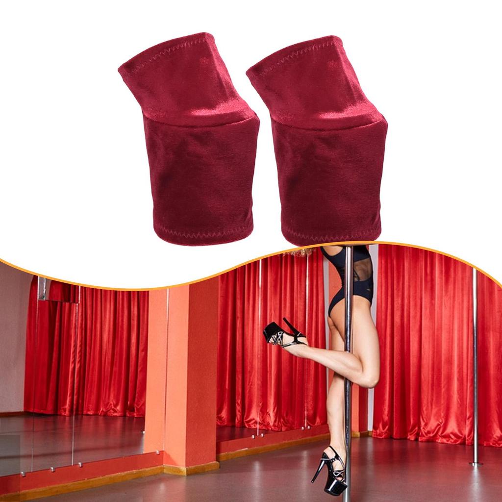2 Abdeckungen für Pole Dance Schuhe, Rutschfeste Samtabdeckungen, Kratzfest, Professionell, Stilvoll,