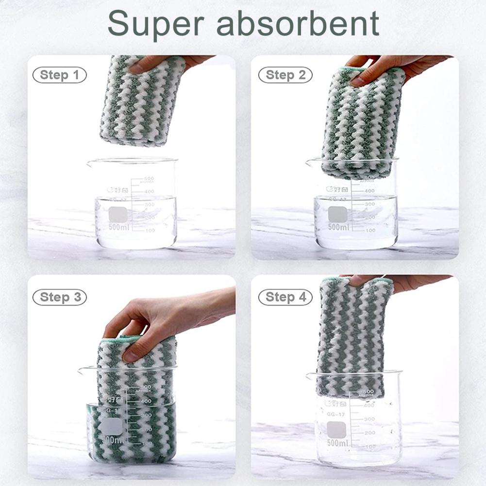 Kitchen Dishcloths for Dish Towel  Nonstick Oil Fast Dish Cloths