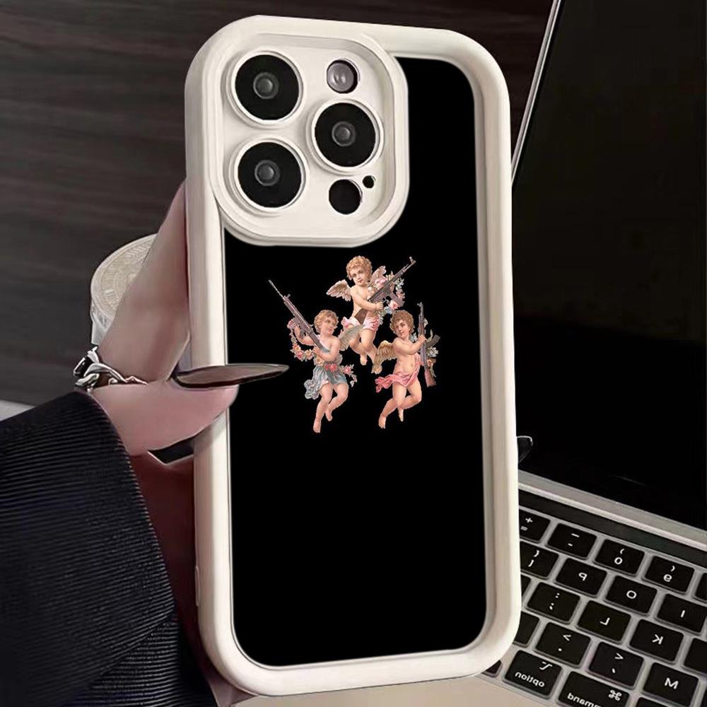 Angel Eye Soft TPU Phone Case for  Samsung A04 A05 A10 A30 A50 A13 A23 A53 A14 A24 A34 A54 A15 A25 A35 A55 S20 S23 FE S24 Ultra Ae51 Angel art design