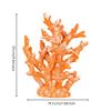 Branching Coral Ornament Stable Artificial with Base Textured for Home Décor, Tabletop