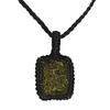 Moldawite Macrame Thread Gemstone Handmade Jewelry 20-36''Ad Pendant Unisex