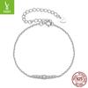 Simple Moissanite Bracelet S925 Sterling Silver Moissanite Diamond Jewelry For Women'S Niche High-End Light Luxury Ins Style