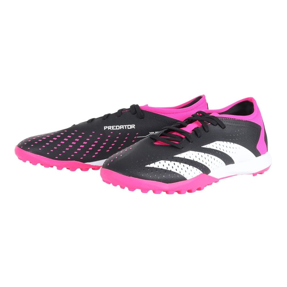 

Adidas Predator L TF LTC76 Futsal Core Shock Pink Size 2E Accuracy.3 Shoes, Black/Footwear White/Team (GW4640), 25.5 cm,