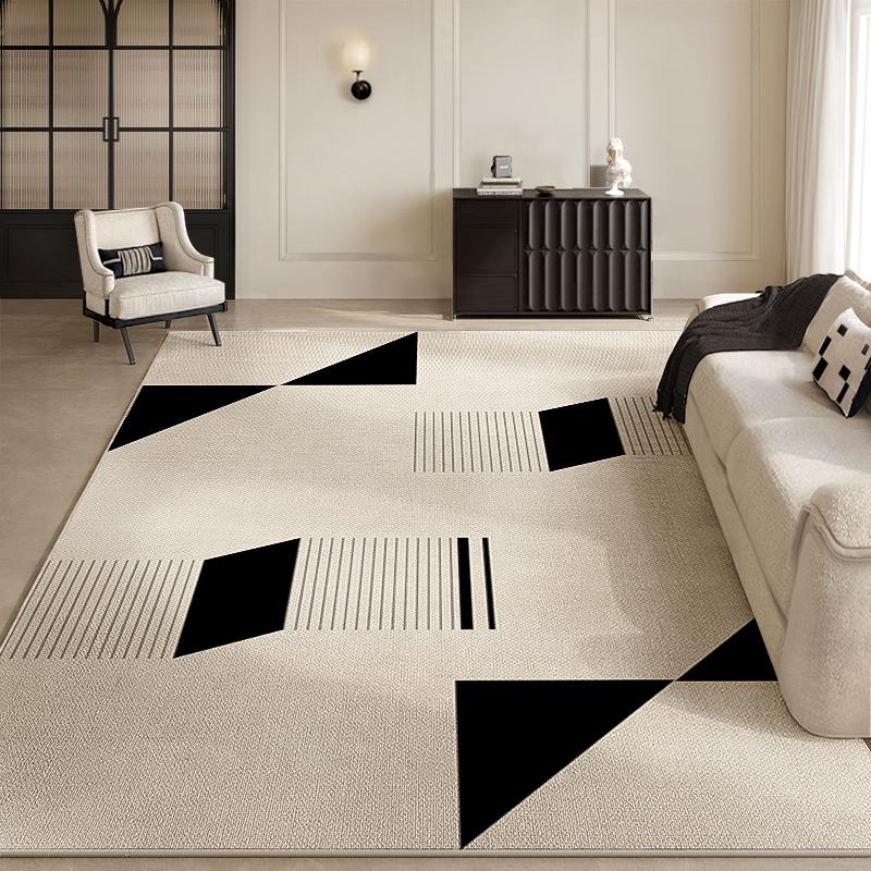 Scandinavian Minimalist Style Line Sense Abstract Carpet Living Room Bedroom Carpet Sofa Large Carpet Home Decoration