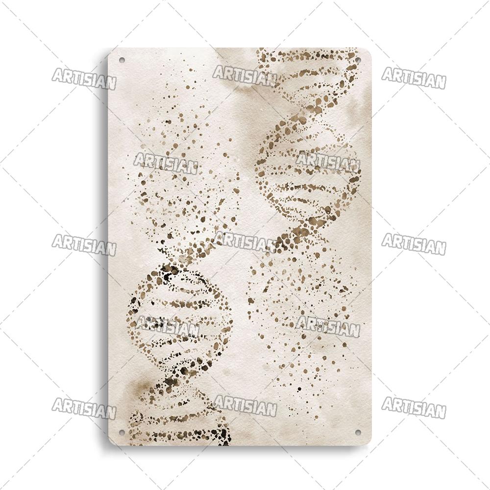 Placca Metallica Artigianale Clinica Dentista Cartello in Latta Anatomia Piatto Decorativo Medico Ospedale Chirurgia Dente Organo Ossa Nervo Cervello