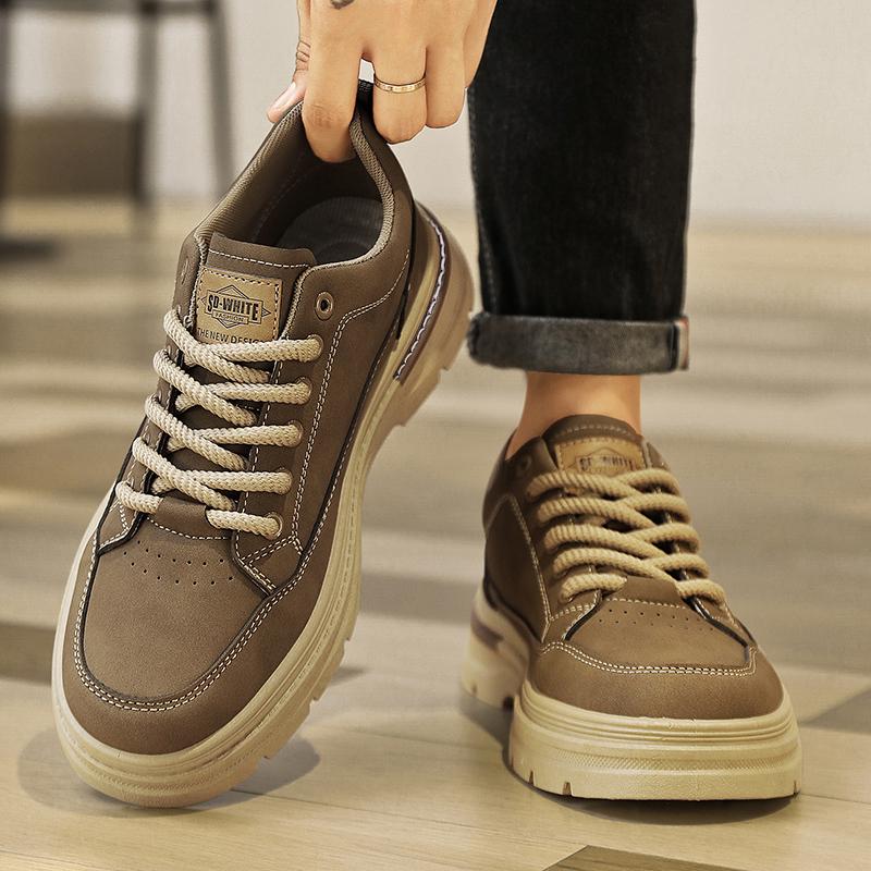 Nowe męskie buty sportowe casualowe, duże rozmiary, gruba podeszwa, lekkie męskie buty do biegania, outdoorowe buty turystyczne, punkowe męskie mokasyny, trener