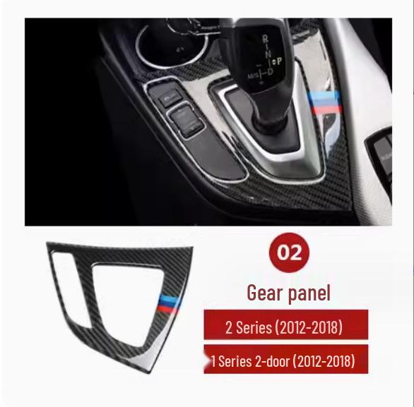 BMW řady 1 & 2 F20/F21 Středová konzole a obložení řadicí páky z uhlíkových vláken