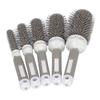 5pcs Round Brush Set Heat Conduction Hairbrush Comb Hairdressing Tool Set for Blow Drying Curling