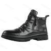 Mode Herren Stiefel 2025 Winter High Top Baumwollschuhe Dicke Sohle Outdoor Rutschfest Kältefest Komfort Plüsch Reißverschluss Warm Sportliche Stiefeletten