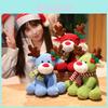 Plush Reindeer Toy Christmas Decor For Kids Birthday Gift With Pp Cotton Filling