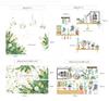 Stylish Dandelion Flower Tree Potted Plant Wall Peelable Waterproof PVC DIY Scandinavian Style Room Decor and Potted Stickers, Wallpaper, Plant-themed
