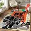 1Pc U2 Music Collage Art Rug, Office Carpet Indoor Outdoor Doormat, Non-Slip, Comfortable, Living, Christmas Halloween, Xmas Gift G1177