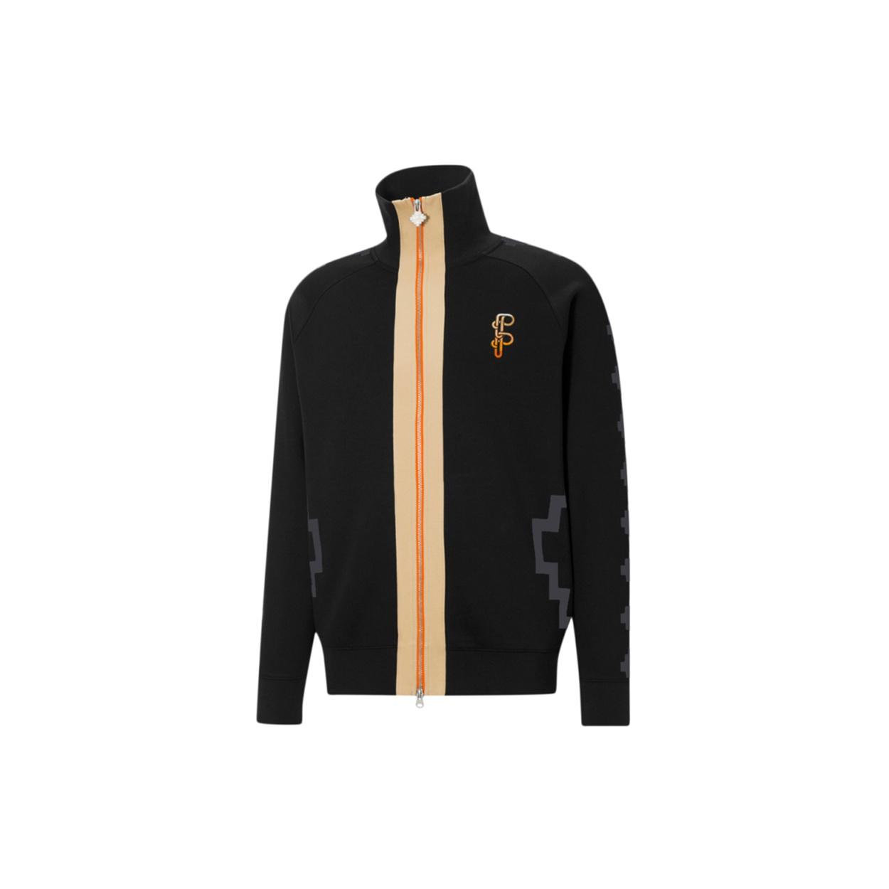 PUMA x PRONOUNCE Crossover Contrasting Colors Casual Sports Knit Jacket Black Men s 532141-01 S