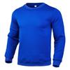 Maglie alla moda da uomo a maniche lunghe a tinta unita girocollo casual pullover con vestibilità ampia