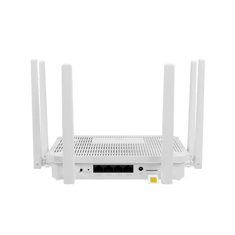 Enhanced WIFI6 Smart Wireless Router with 6 Antennas for Stable, High-Speed 4G Signal and Superior Wall Penetration.