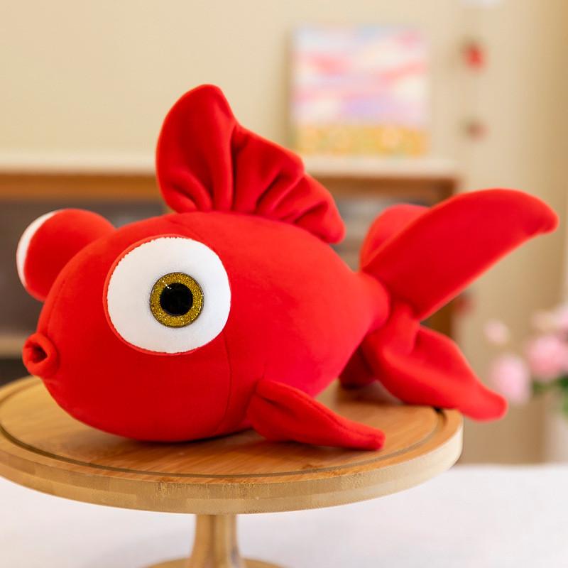 Bubble Large Goldfish Carp Plush Toy Cute Cartoon Girl Decoration Gift Doll