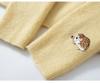 Autumn/Winter 2025 Women's Slim-Fit Striped Cashmere Embroidered Knit Top