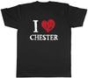 I Love Chester Mens T-Shirt Cheshire Roman Medieval City Tee Gift