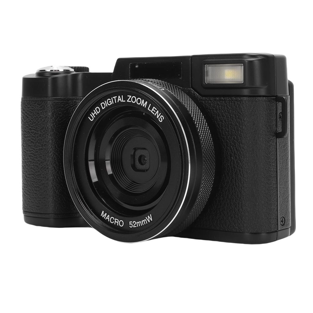 5K Digital Camera 64MP 18X Zooming 3 Inch   Screen WiFi Beauty Camera with LED Fill Light for Selfies Travel