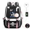 Anime Peripheral Teen Trend Backpack Multifunctional Usb Casual Student School Bag
