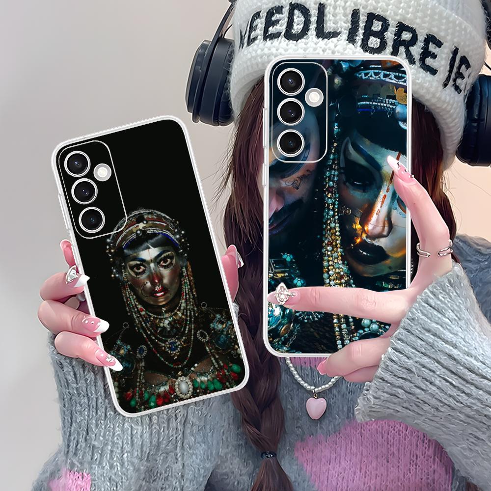 Jibaro Siren Mobile Cell Phone Case for Samsung Galaxy S25 S24 S23 S22 S21Plus FE Ultra Clear Colorful Cover Smartphone Luxury