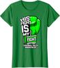His Fight Is My Fight Cerebral Palsy Green Ribbon Ladies' Crewneck T-Shirt Unisex T-Shirt