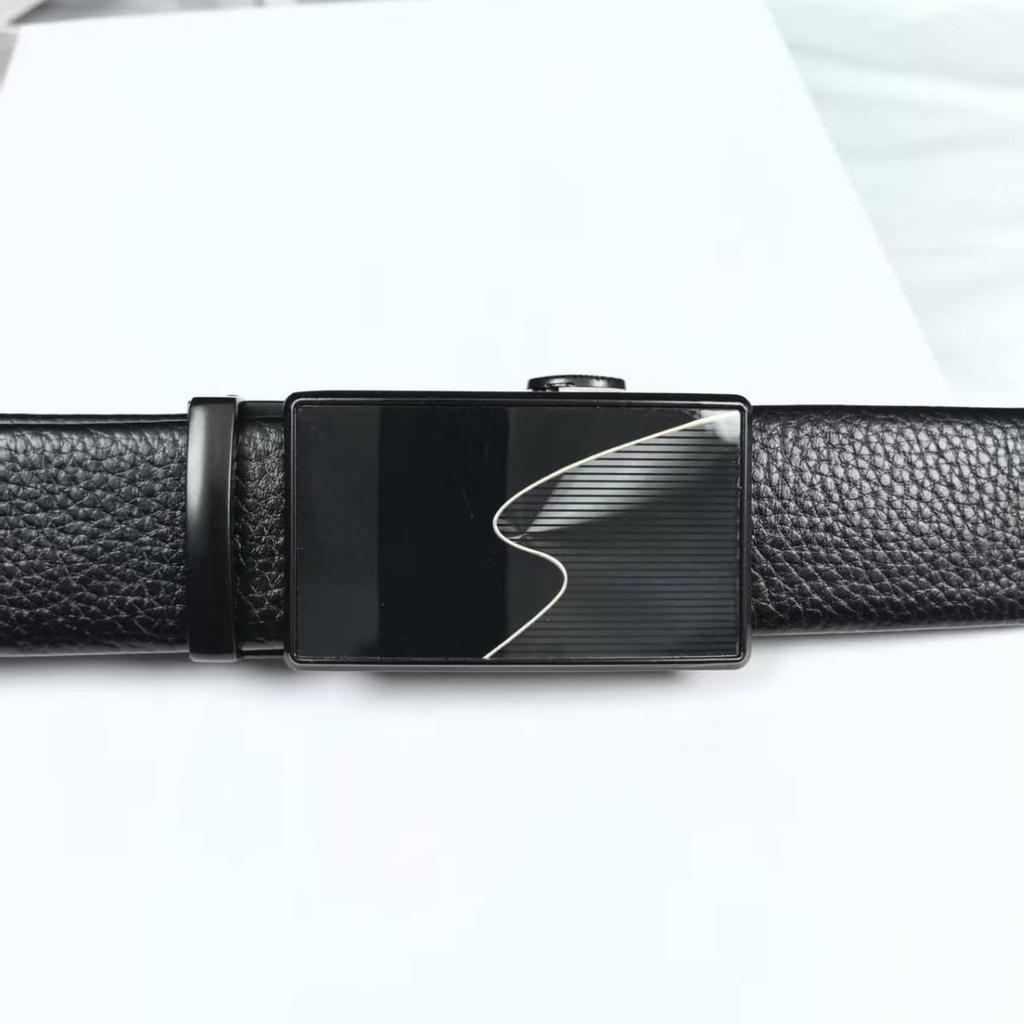 2026 Genuine Leather Automatic Buckle Belt - Men's Business Casual Luxury