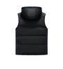 Brand Hooded Vest Men Casual Waistcoat Sleeveless Padded Jacket Couples Detachable Hat Zipper Pockets Down Jackets Men Outwear