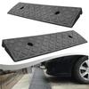 2 PC Plastic Kerb Ramp Non-Slip Threshold Ramp 30mm Height For Cars Going Uphill Plastic Roadside Slope Accessories