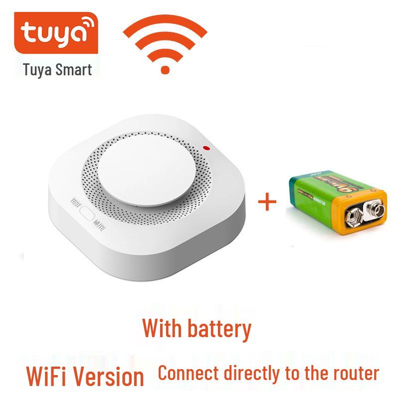 

Сертифікований CE Бездротовий Детектор Димової Пожежі з Tuya WiFi Розумним Сенсором для Міжкордонної Торгівлі