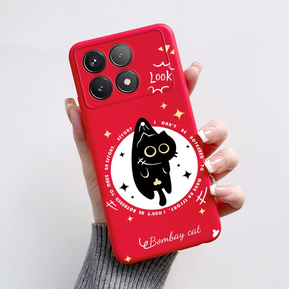 For Poco F6 Pro Case For Xiaomi Poco F6 Pro PocoF6 Cover Fundas Coque Astronaut Silicone Soft TPU Phone Case Bumper Poco F6 Pro