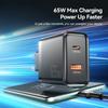 65W GaN Charger QC 4.0 PD 3.0 Type C USB Charger for iPhone 15 14 13 Pro Max Samsung Xiaomi MacBook Laptop Fast Chagers