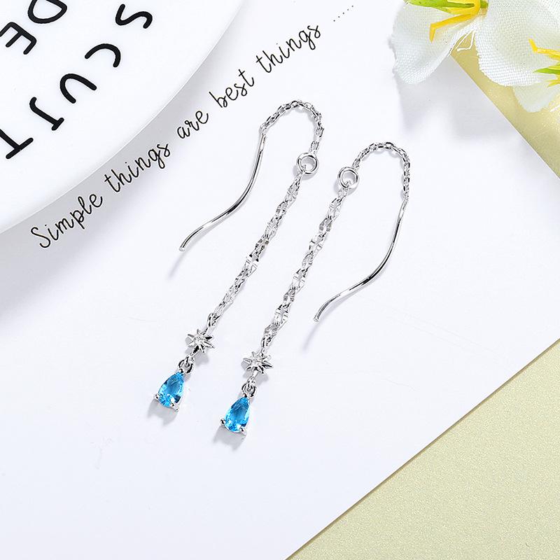 Lindon Copper Alloy Zircon Earrings Drop Earrings For Women Wedding Party Gifts