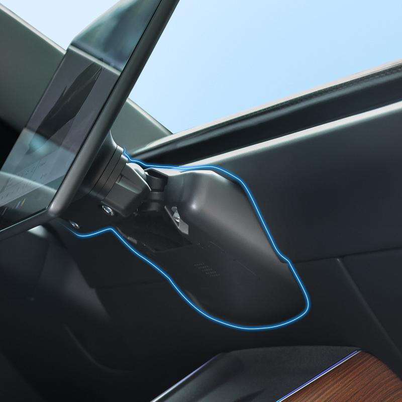 For 2020-2024 Tesla Model Y Car Navigation Screen Rotating Holder for Tesla Model 3 2019-2023 Car Swivel Mount 2021 2022