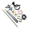 25.5in Go Kart Zadní Živá Náprava Kit Robustní Vylepšený Úchop Rozeta Náboj Brzdový Sestava Řetěz Kotouč pro 50cc 70cc 90cc ATV