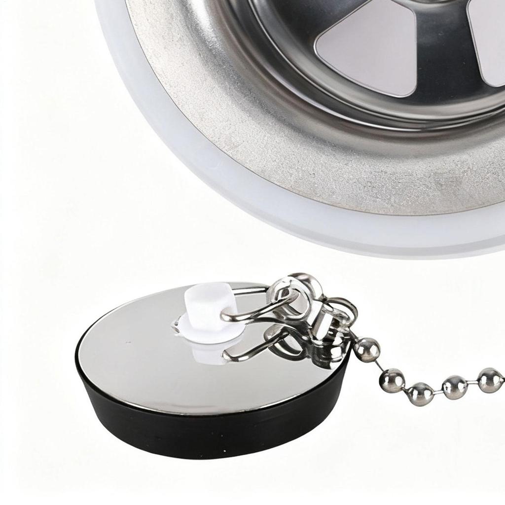 RV Stainless Steel Sink Waste Drain Fitting Universal Angle Adapter & Seal for RV Kitchen Bathroom Boat Motorhome